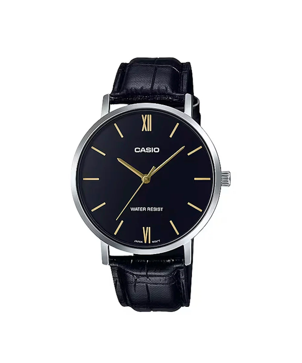 RELOJ PARA HOMBRE CASIO MTP-VT01L-1BUDF -NEGRO