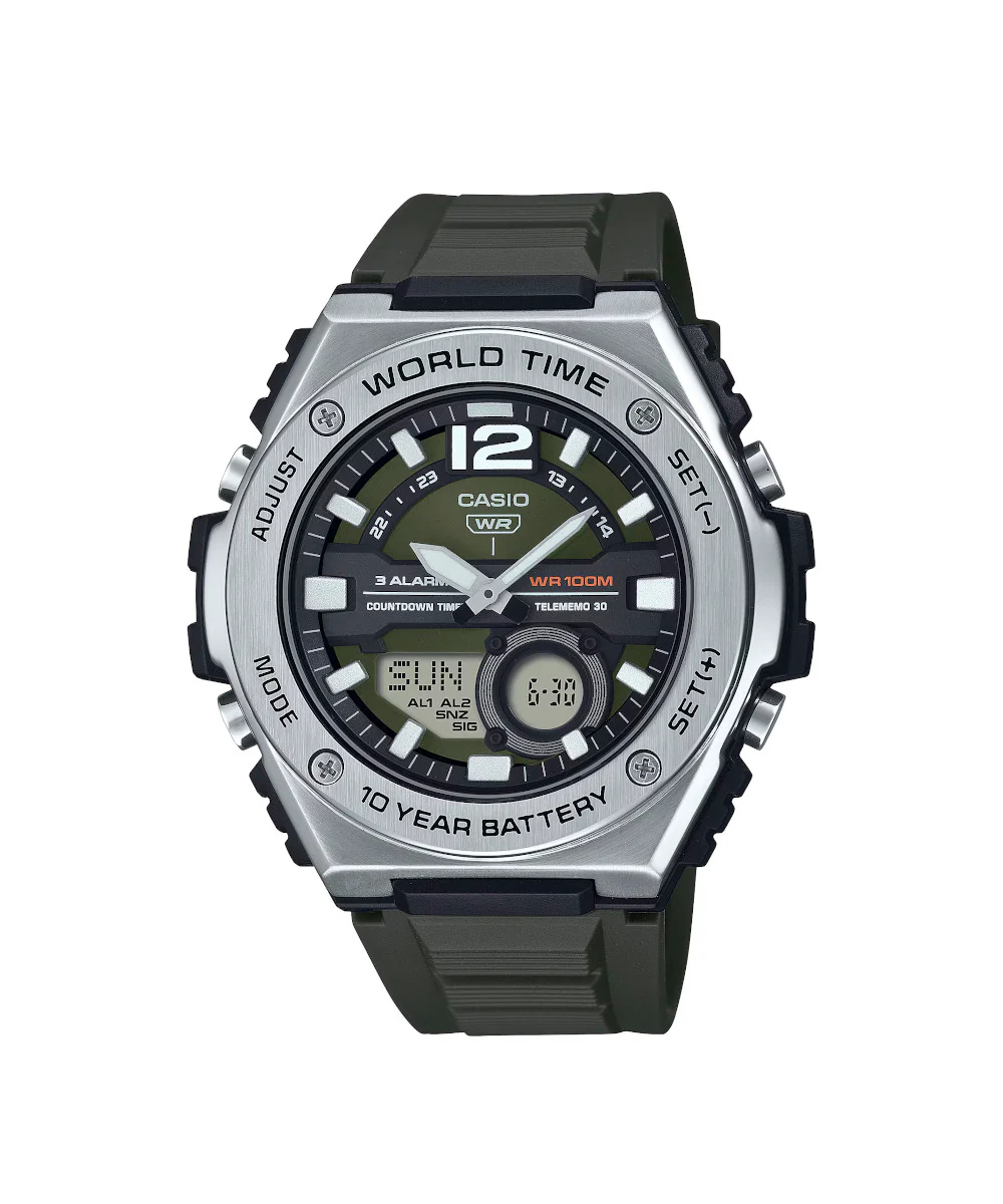 RELOJ PARA HOMBRE CASIO MWQ-100-3AVDF -VERDE