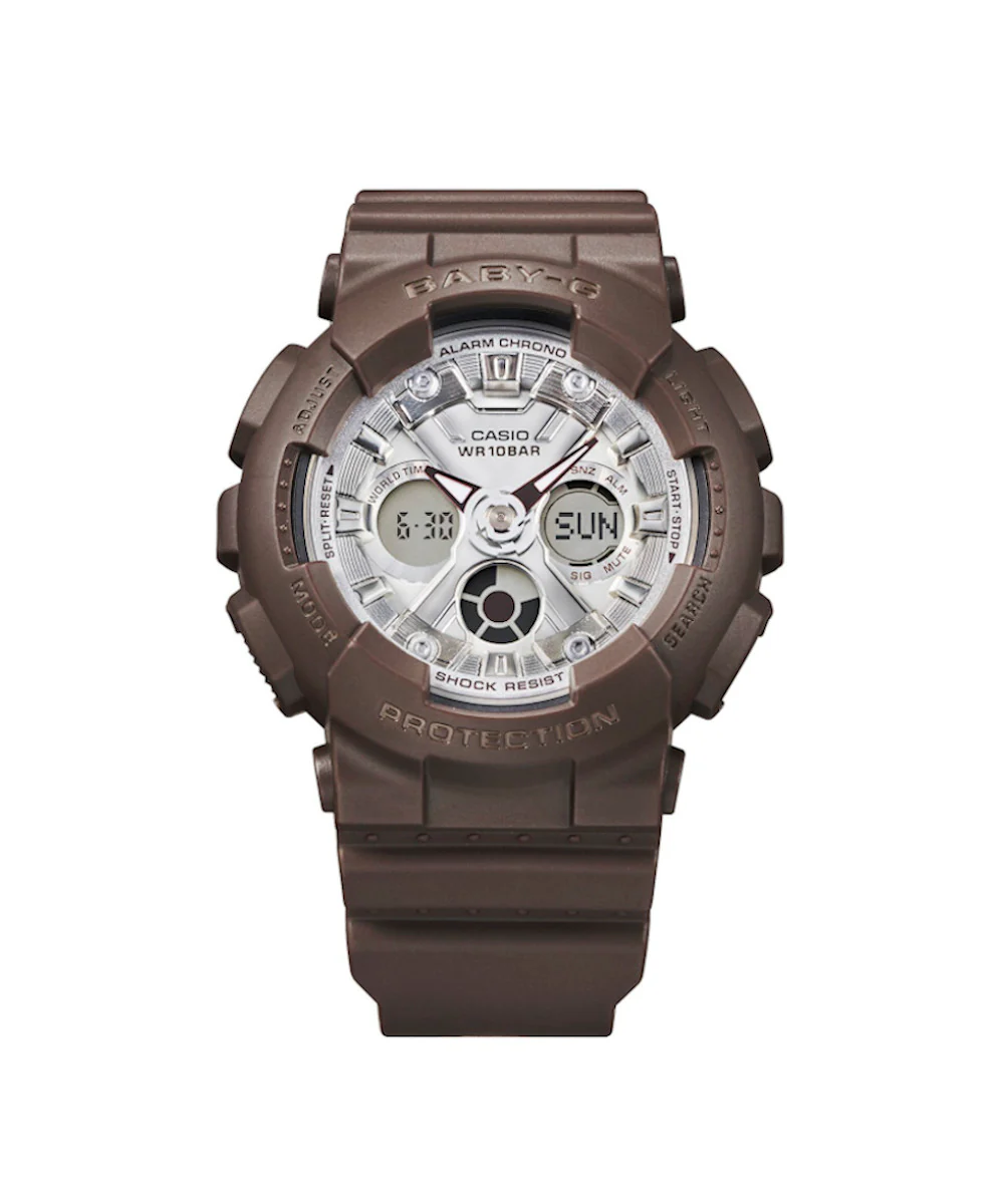 RELOJ PARA MUJER CASIO BABY-G BA-130SW-5ADR -CAFÉ - Image 3