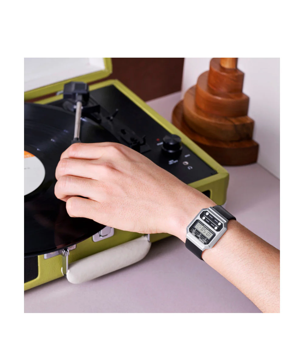 RELOJ CASIO VINTAGE A100WEF-1ADF -NEGRO - Image 2