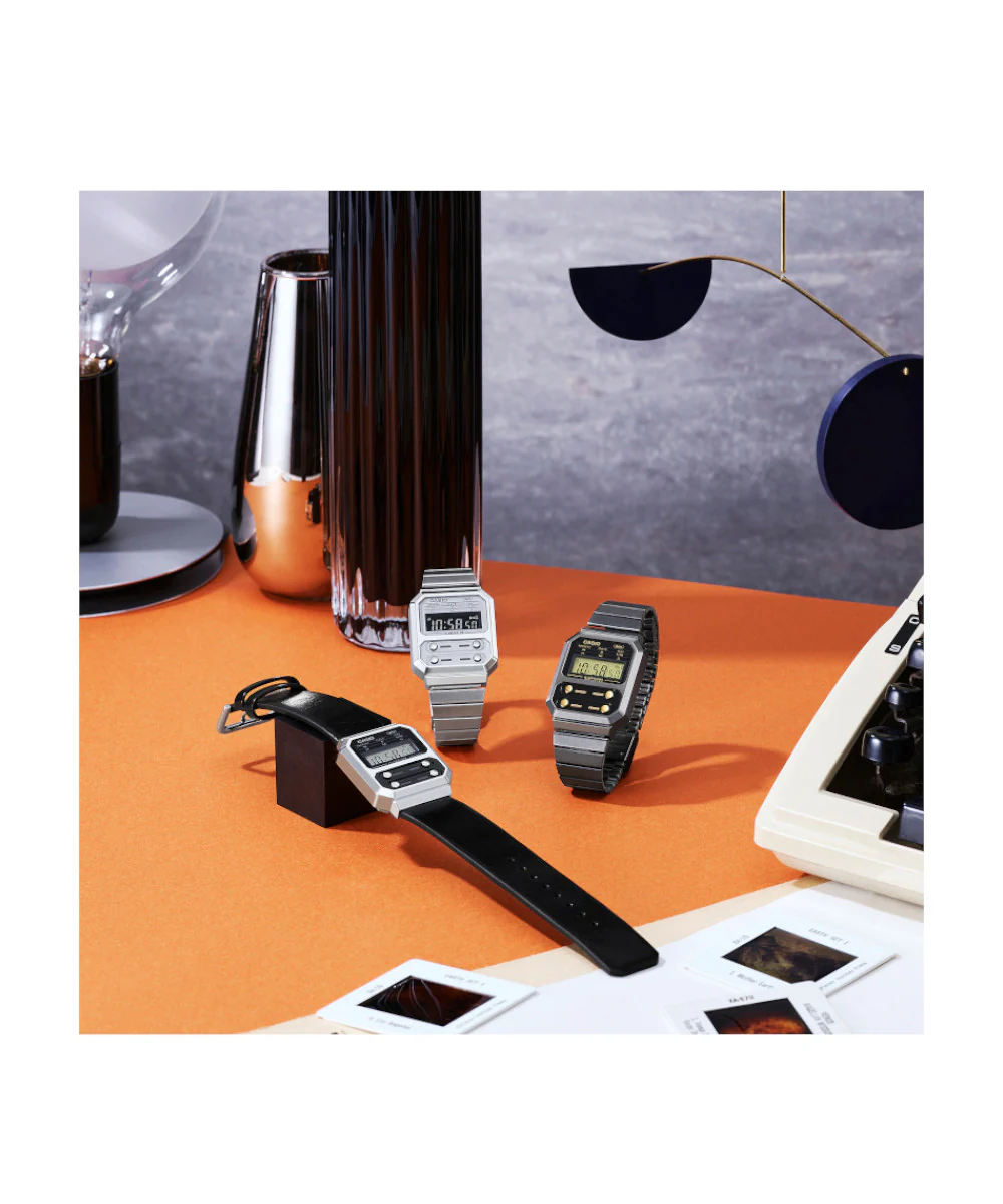RELOJ CASIO VINTAGE A100WEF-1ADF -NEGRO - Image 4