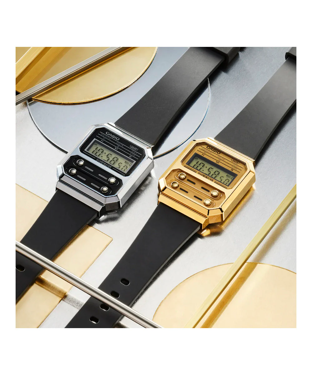 RELOJ CASIO VINTAGE A100WEF-1ADF -NEGRO - Image 8