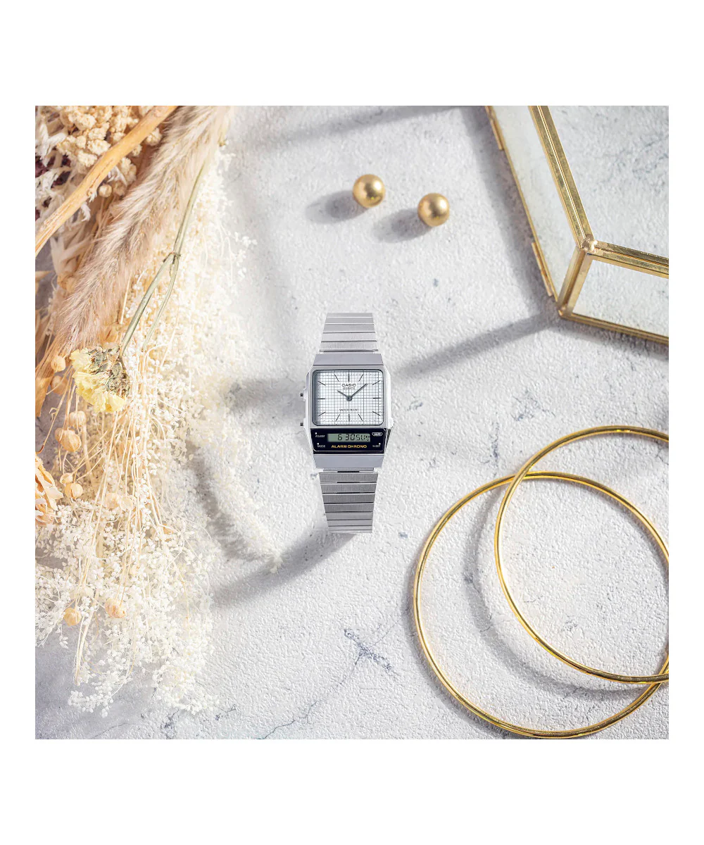 RELOJ CASIO VINTAGE AQ-800E-7ADF -BLANCO - Image 5