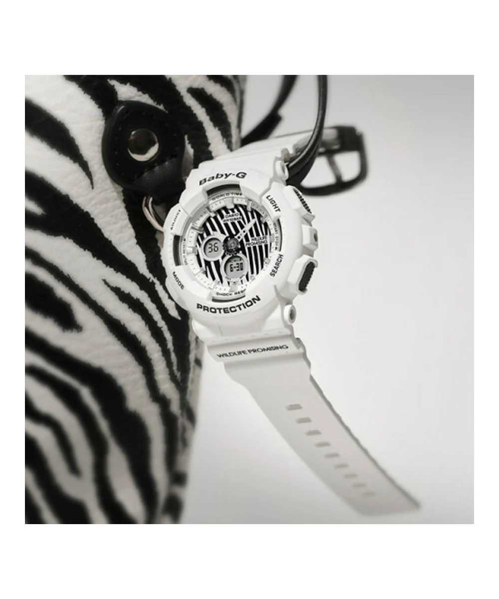 RELOJ PARA MUJER CASIO BABY-G BA-120WLP-7ADR -BLANCO - Image 4