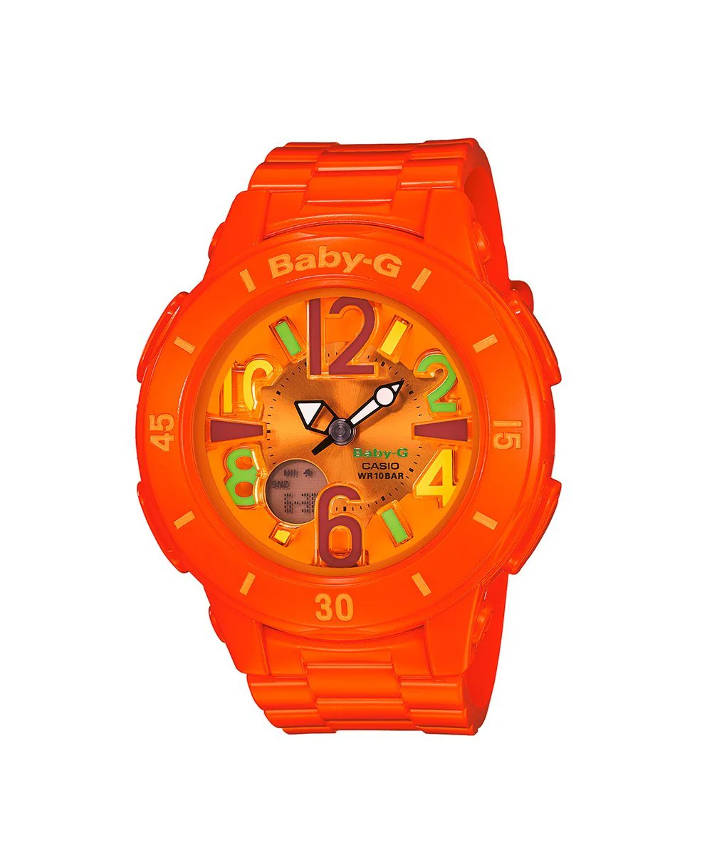 RELOJ PARA MUJER CASIO BABY-G BGA-171-4B2DR -NARANJADO