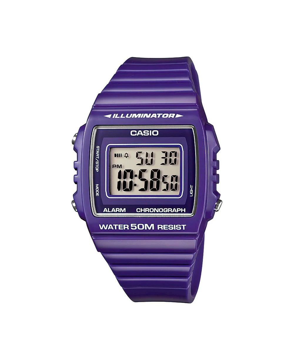 RELOJ CASIO W-215H-6AVDF -MORADO