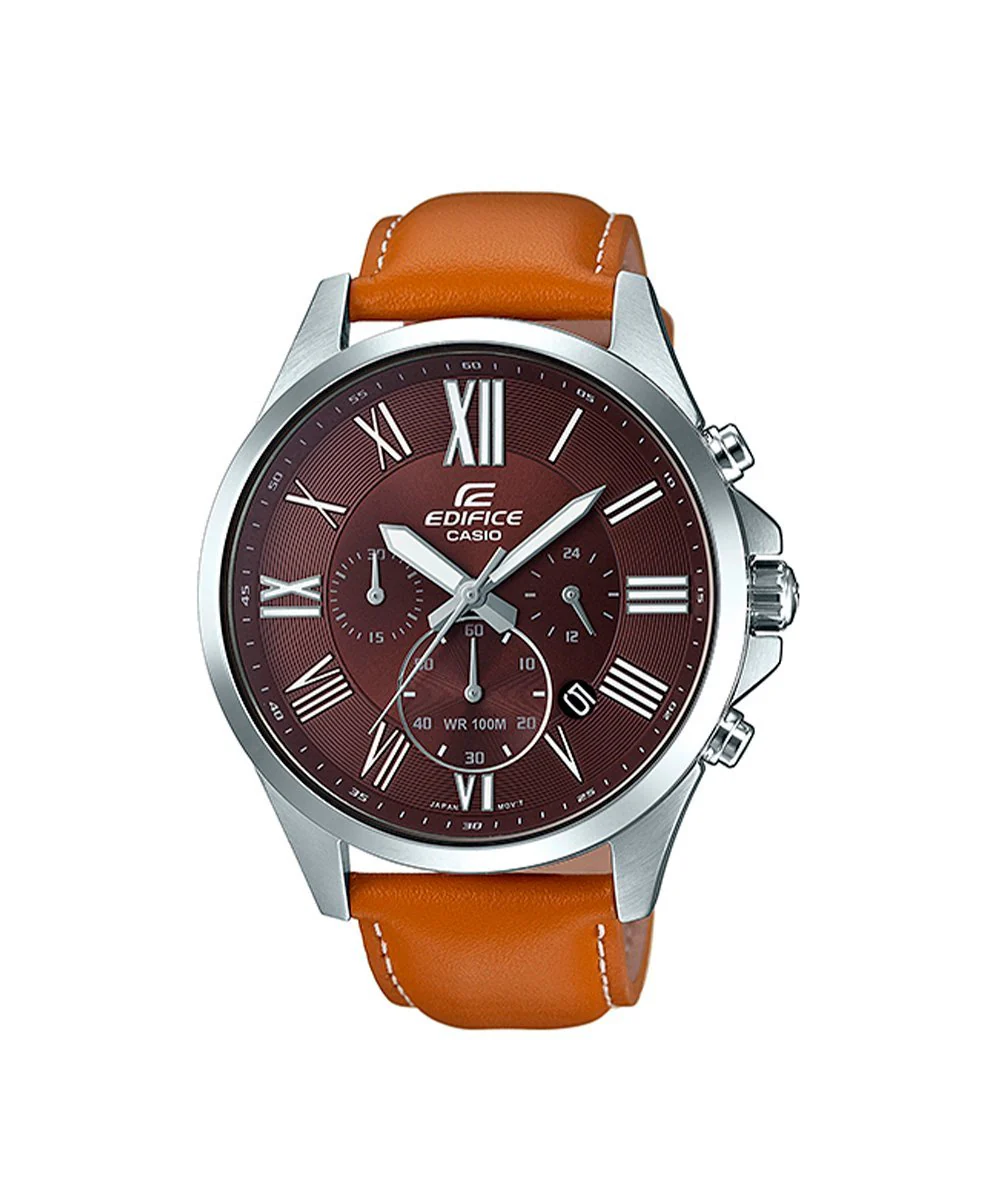 RELOJ PARA HOMBRE CASIO EDIFICE EFV-500L-5AVUDF -CAFÉ