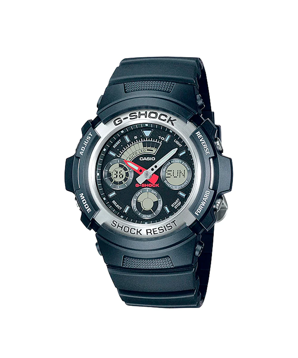 RELOJ CASIO G-SHOCK AW-590-1ADR- NEGRO