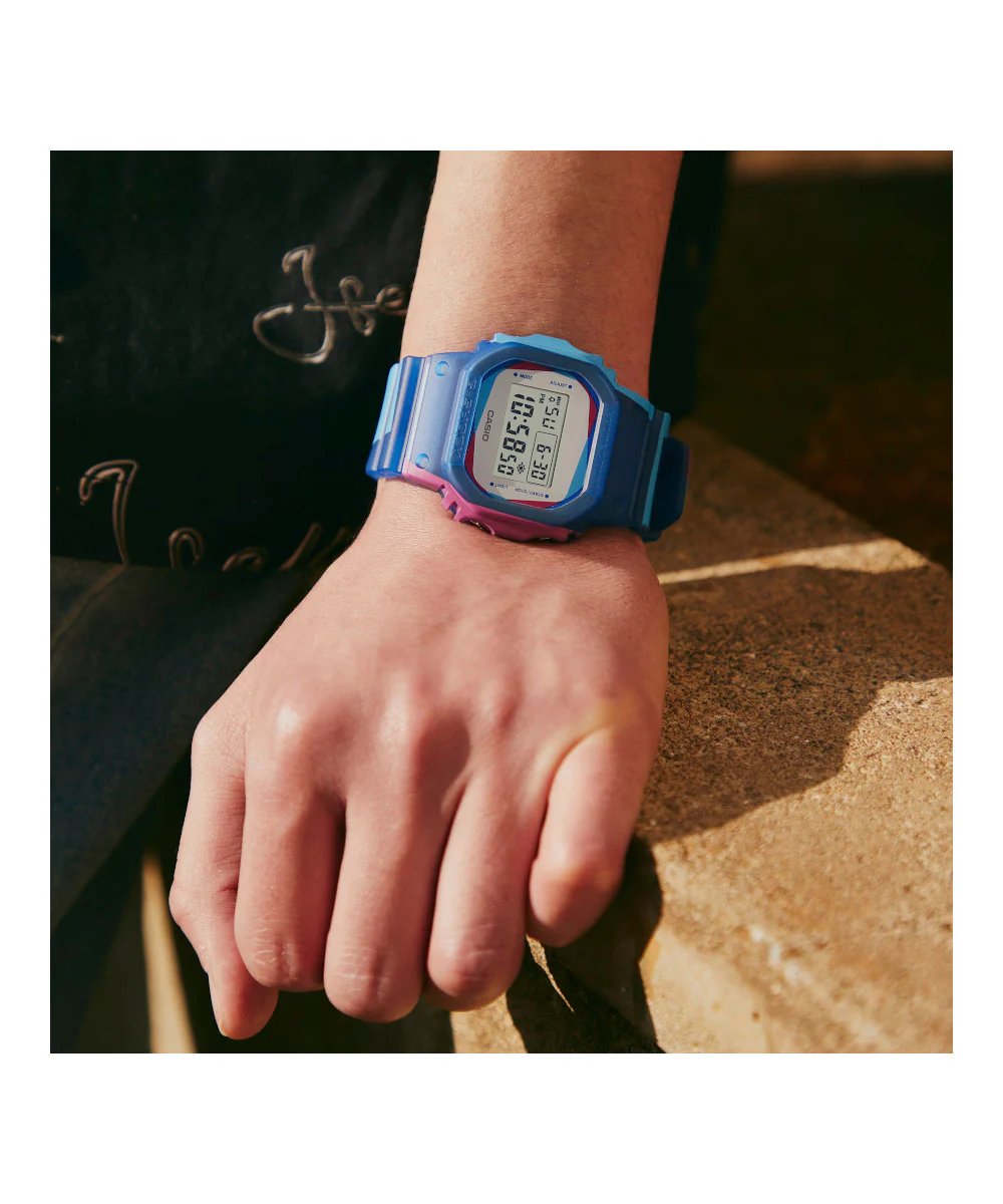 RELOJ CASIO G-SHOCK DWE-5600PR-2DR- AZUL - Image 3