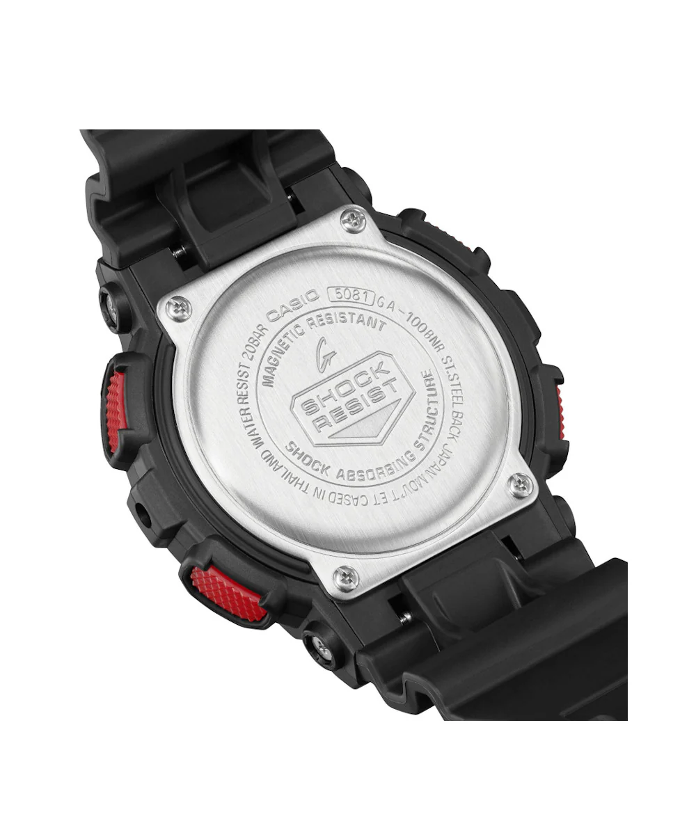 RELOJ CASIO G-SHOCK GA-100BNR-1ADR- NEGRO - Image 10