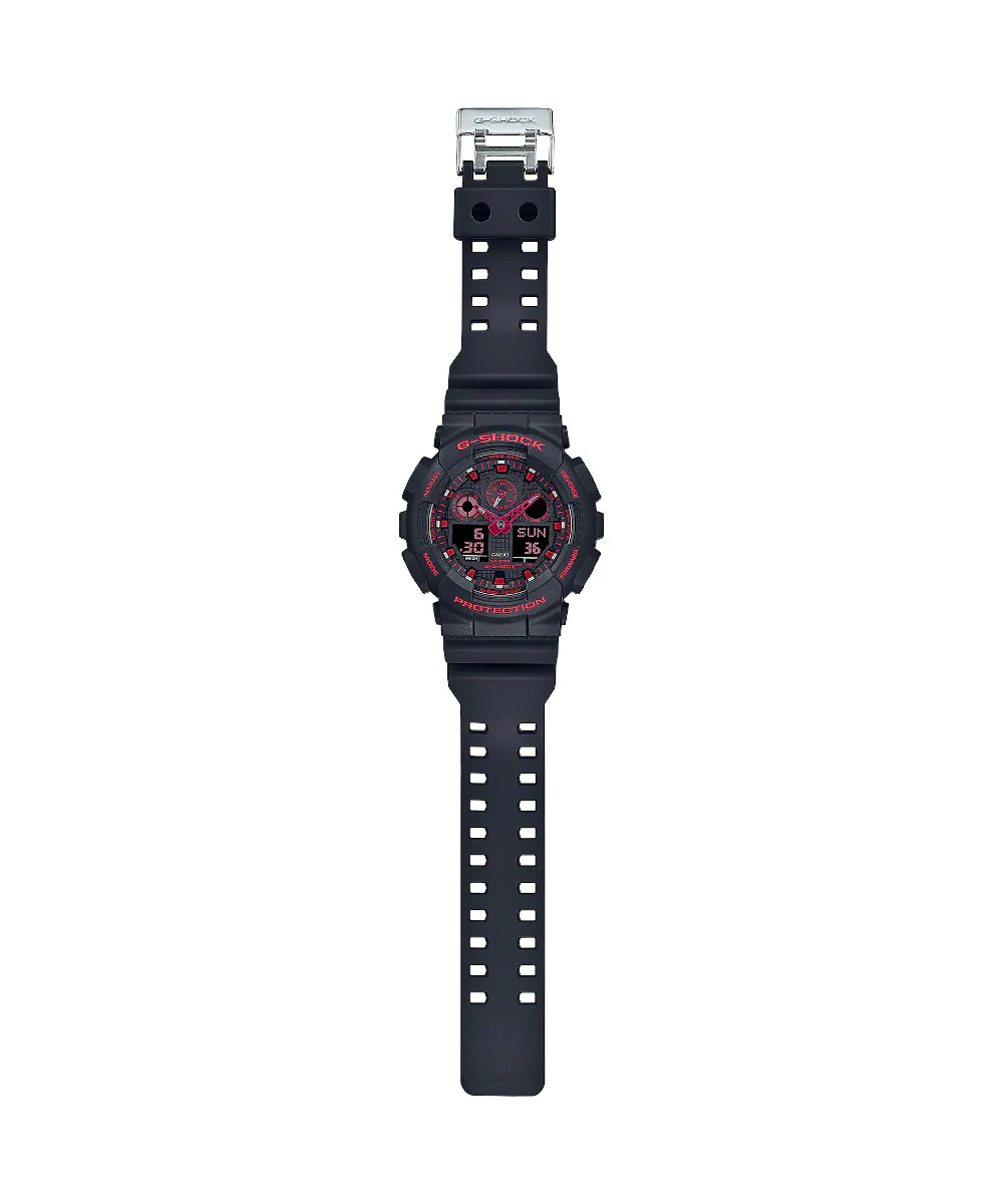 RELOJ CASIO G-SHOCK GA-100BNR-1ADR- NEGRO - Image 5