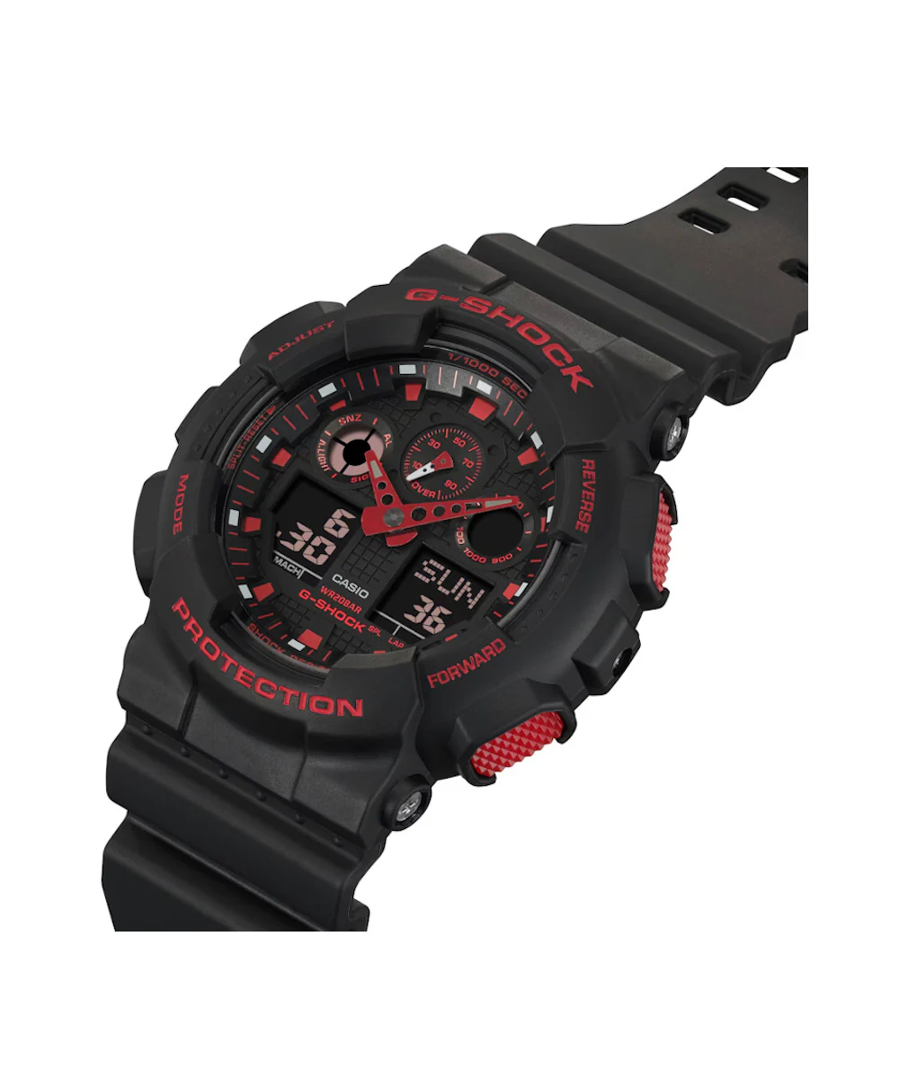 RELOJ CASIO G-SHOCK GA-100BNR-1ADR- NEGRO - Image 7