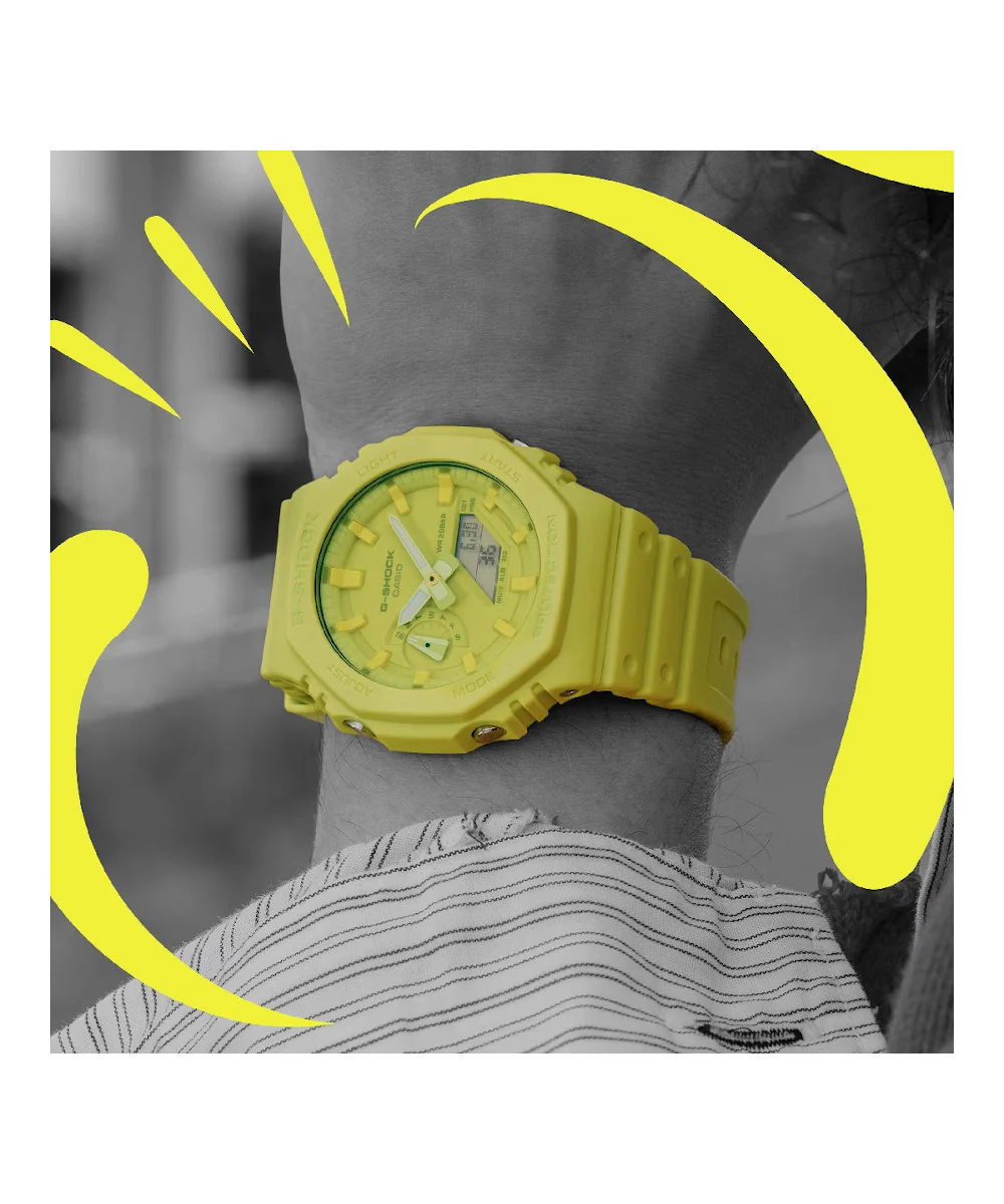RELOJ CASIO G-SHOCK GA-2100-9A9DR- AMARILLO - Image 2