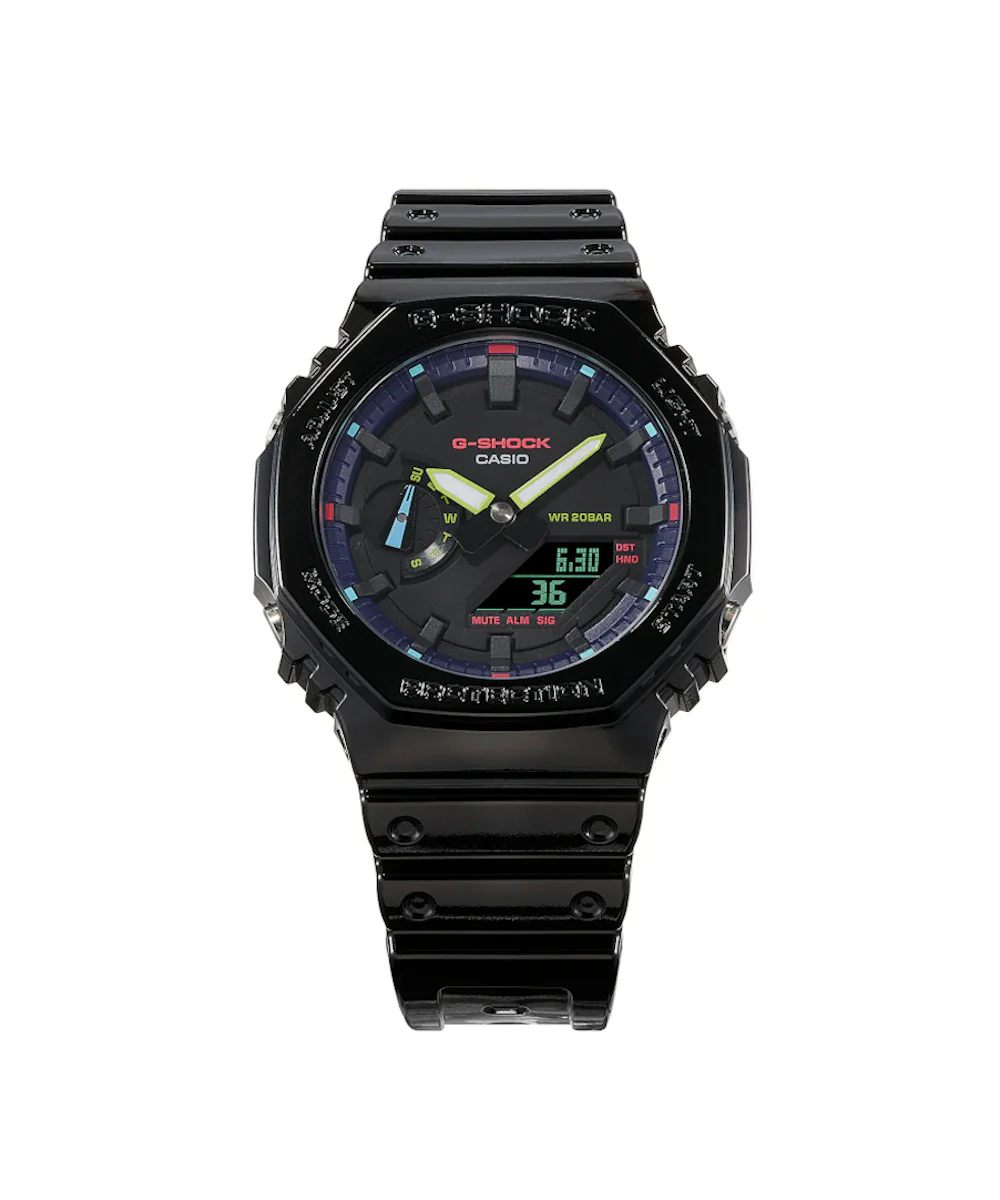 RELOJ CASIO G-SHOCK GA-2100RGB-1ADR- NEGRO - Image 3
