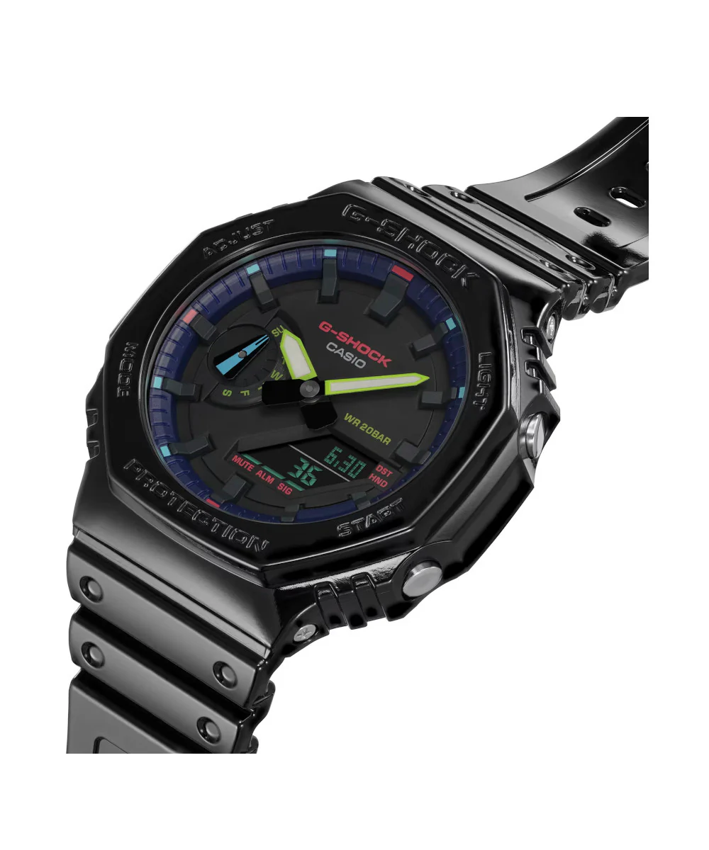 RELOJ CASIO G-SHOCK GA-2100RGB-1ADR- NEGRO - Image 5