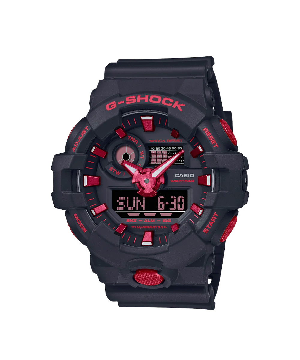 RELOJ CASIO G-SHOCK GA-700BNR-1ADR- NEGRO