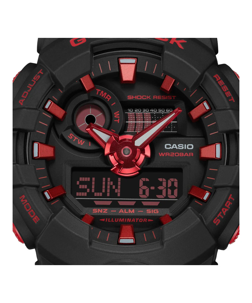 RELOJ CASIO G-SHOCK GA-700BNR-1ADR- NEGRO - Image 3