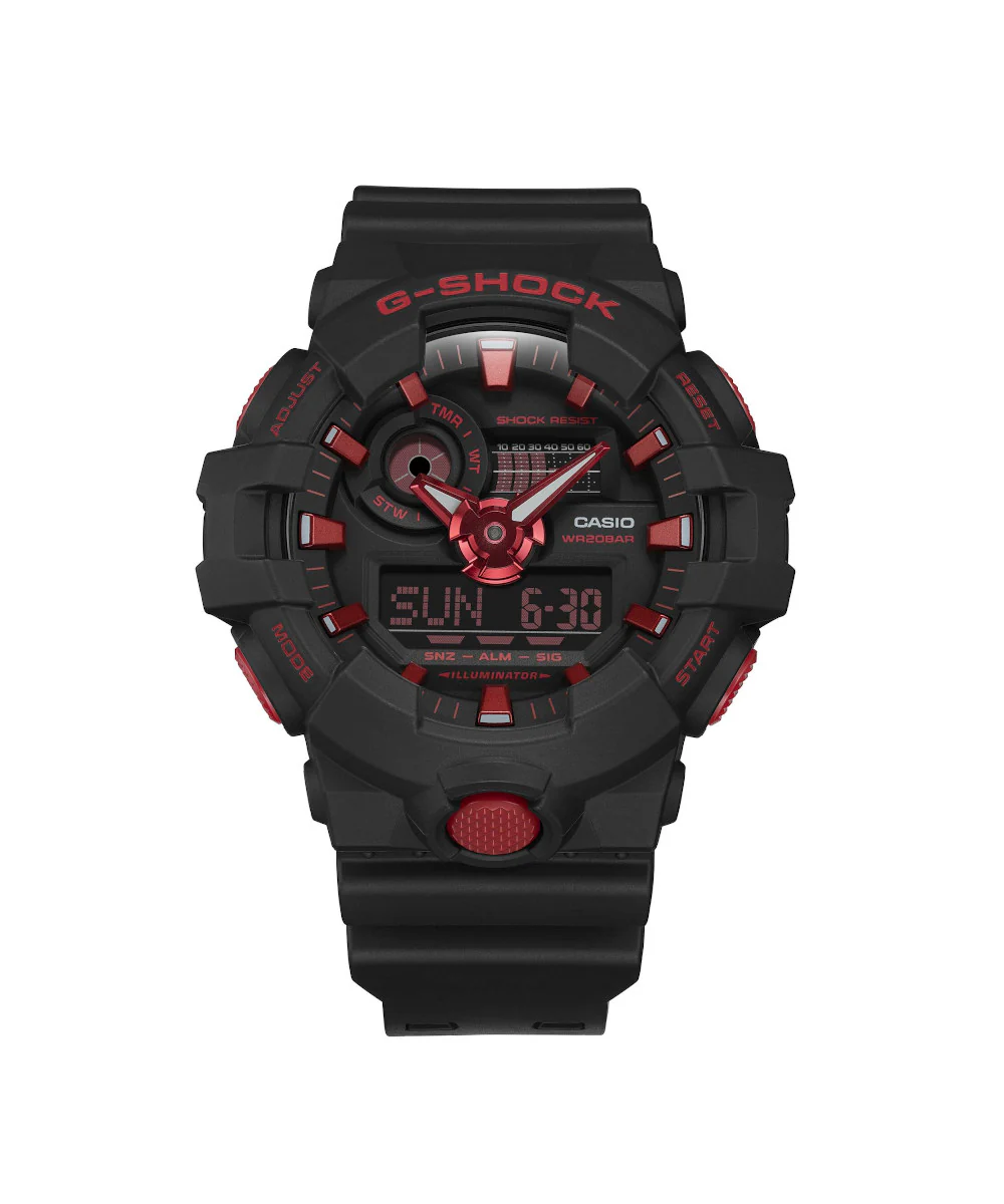 RELOJ CASIO G-SHOCK GA-700BNR-1ADR- NEGRO - Image 4