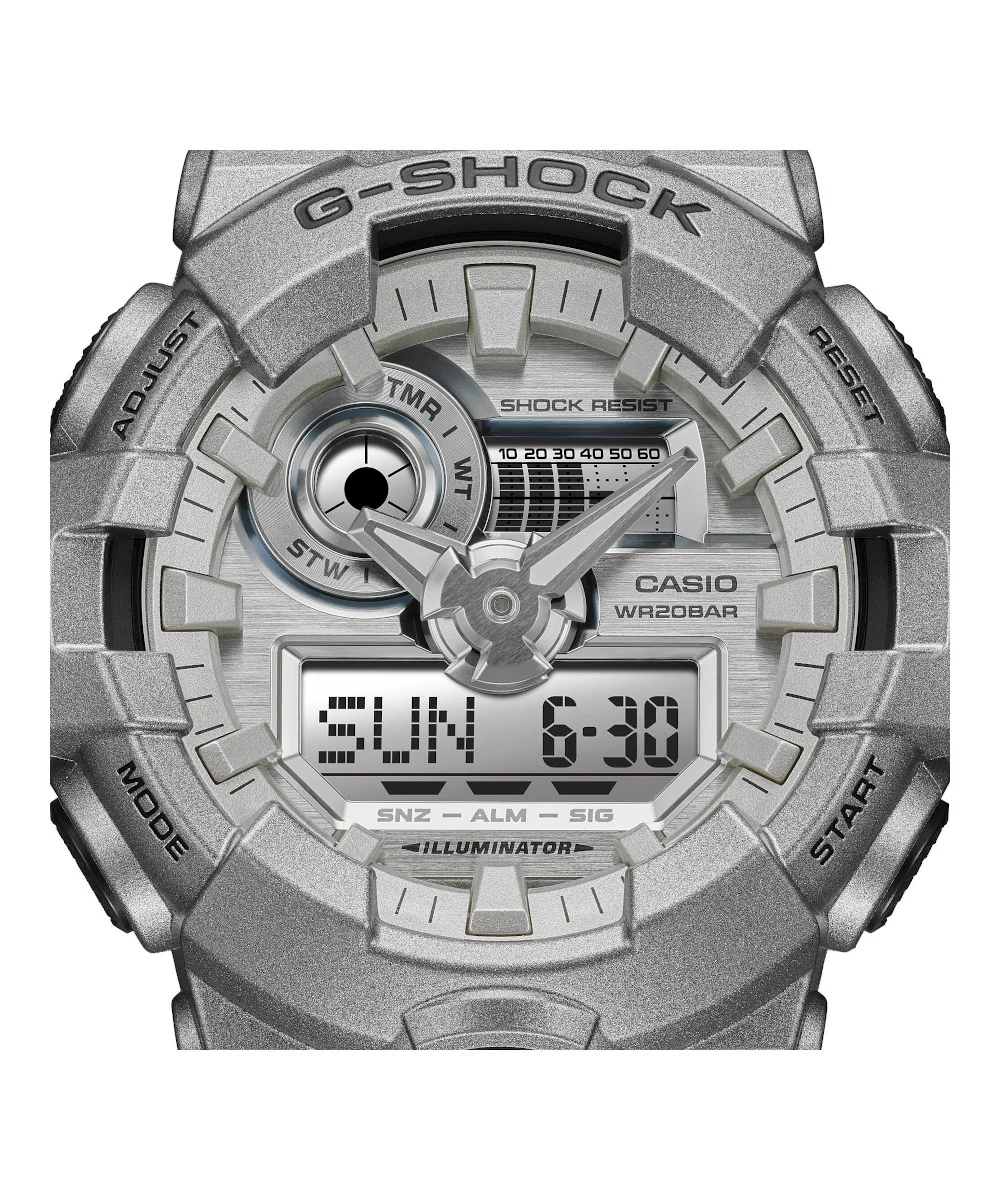 RELOJ CASIO G-SHOCK GA-700FF-8ADR- PLATEADO - Image 4