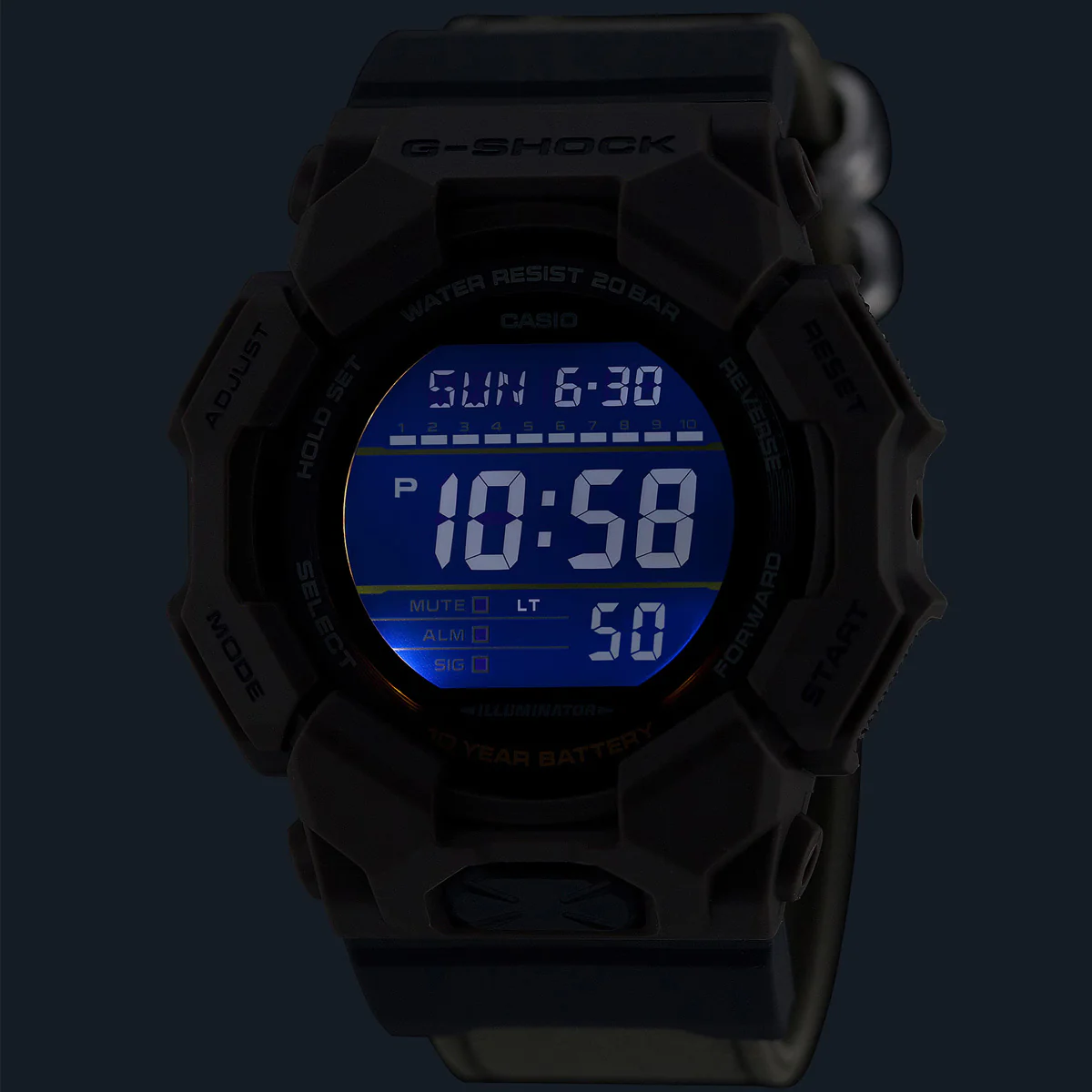 RELOJ CASIO G-SHOCK GD-010CE-5DR- CAFÉ - Image 2