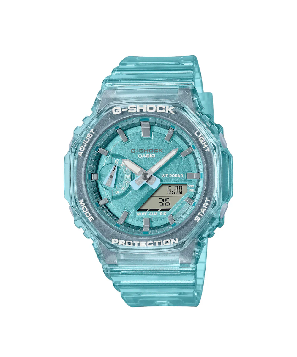 RELOJ PARA MUJER CASIO G-SHOCK  GMA-S2100SK-2ADR -AZUL