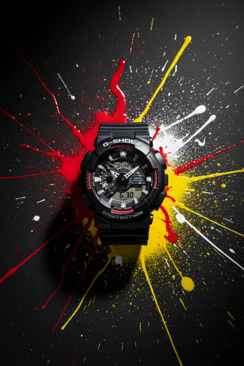 RELOJ CASIO G-SHOCK GA-110RL-1ADR - NEGRO - Image 2