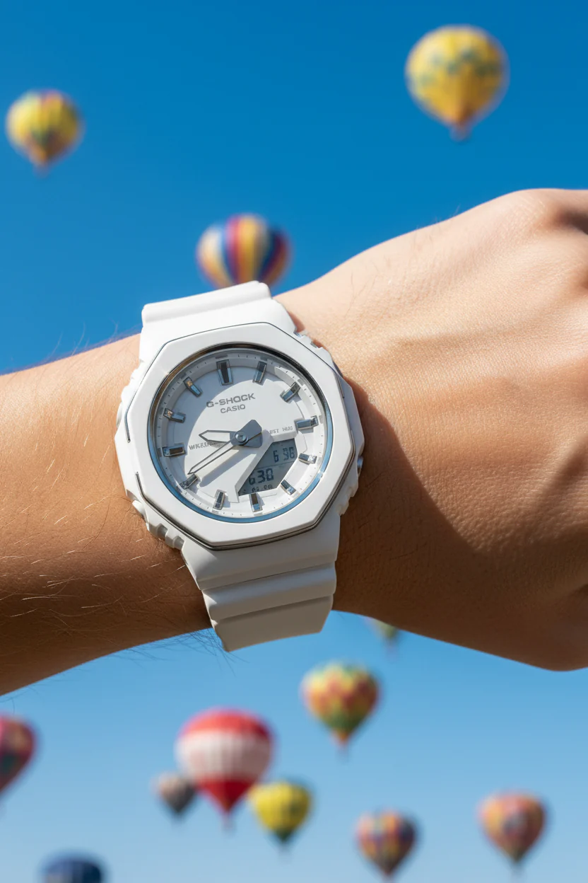 RELOJ CASIO G-SHOCK GMA-P2110-7ADR - BLANCO - Image 6