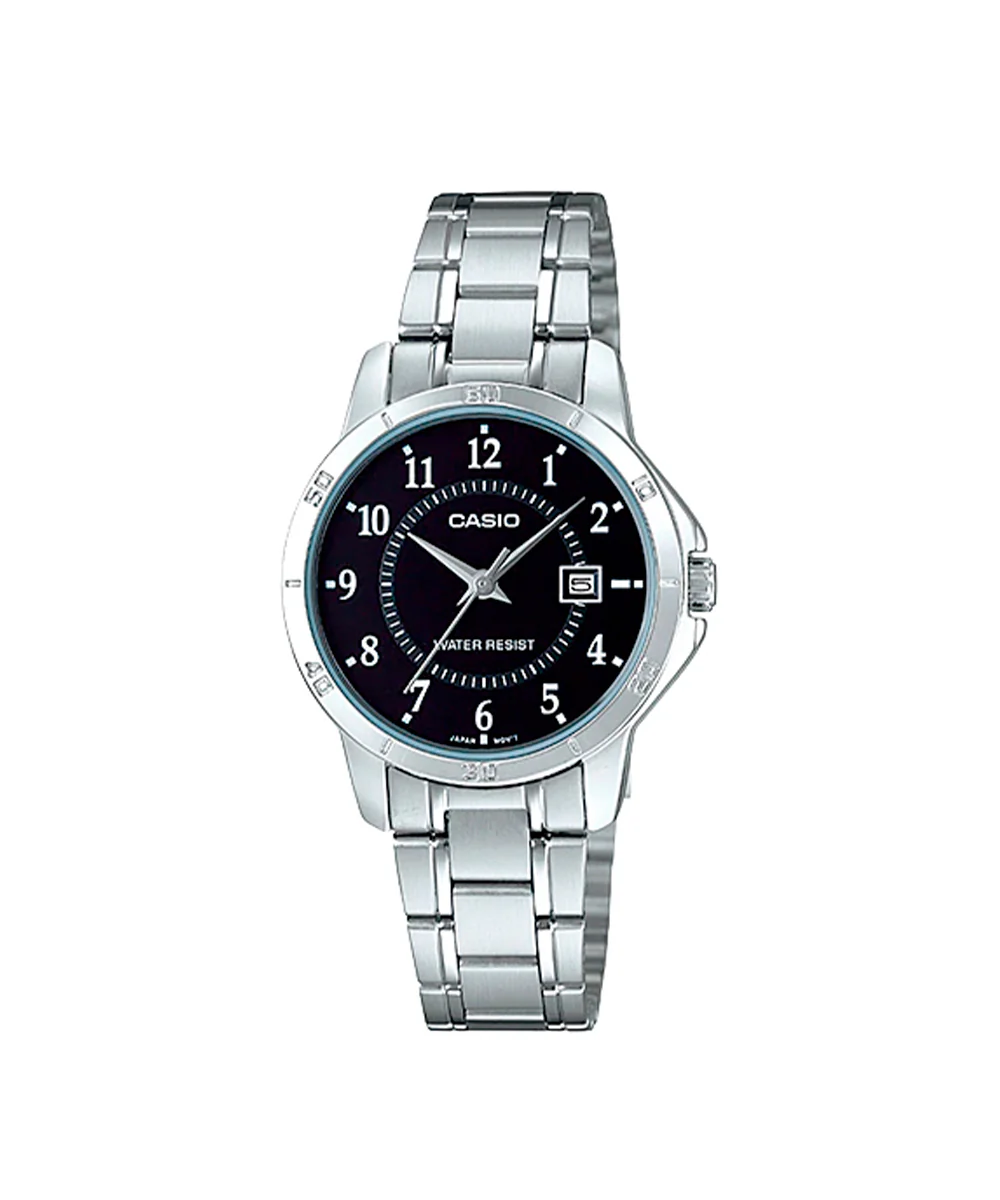 RELOJ PARA MUJER CASIO LTP-V004D-1BUDF -PLATEADO