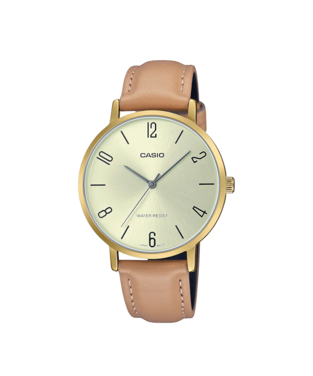 RELOJ PARA MUJER CASIO LTP-VT01GL-9B2UDF -AMARILLO