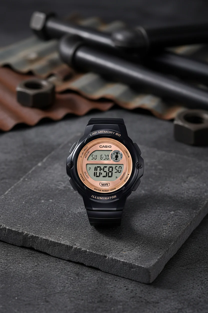 RELOJ CASIO LWS-1200H-1AVDF - NEGRO - Image 3