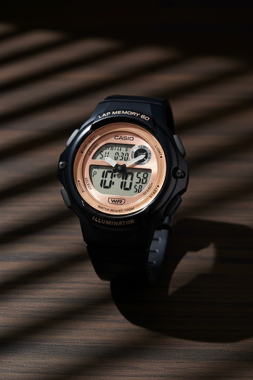 RELOJ CASIO LWS-1200H-1AVDF - NEGRO - Image 5
