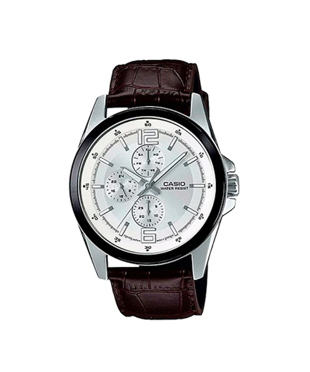 RELOJ PARA HOMBRE CASIO MTP-E306L-7ADF -BLANCO