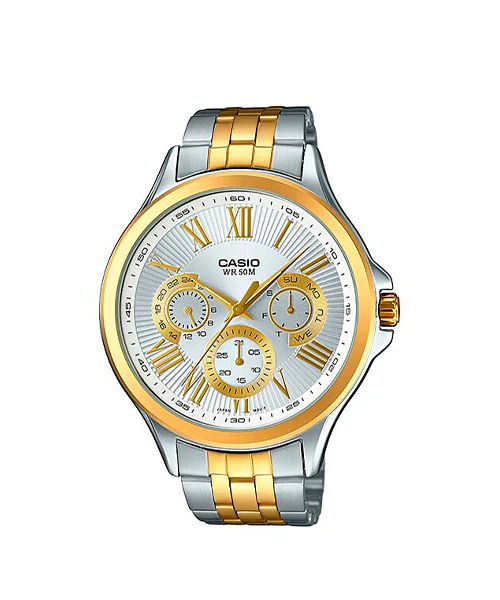 RELOJ PARA HOMBRE CASIO MTP-E308SG-7AVDF -BLANCO