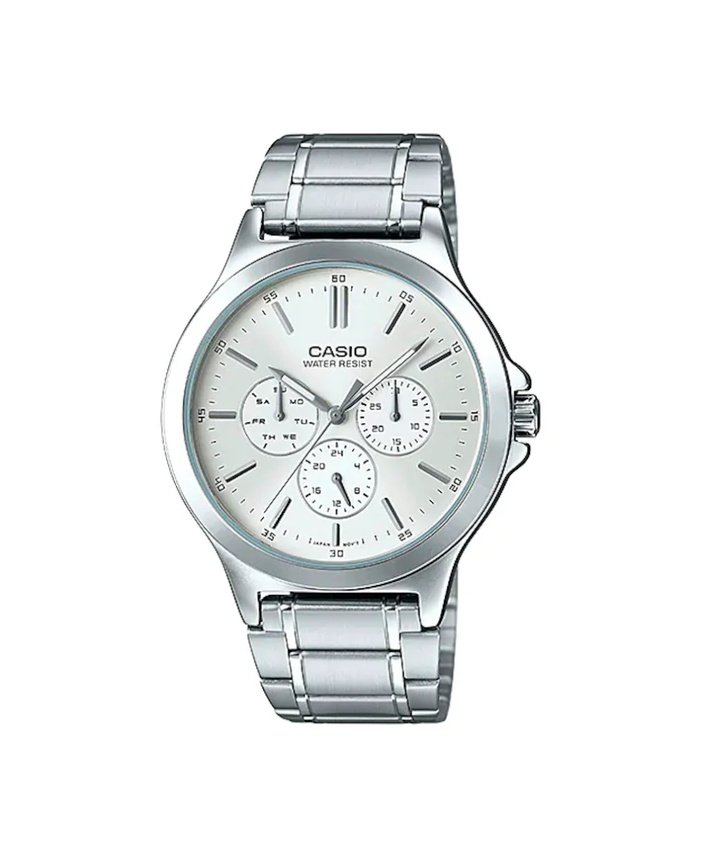 RELOJ PARA HOMBRE CASIO MTP-V300D-7AUDF -BLANCO