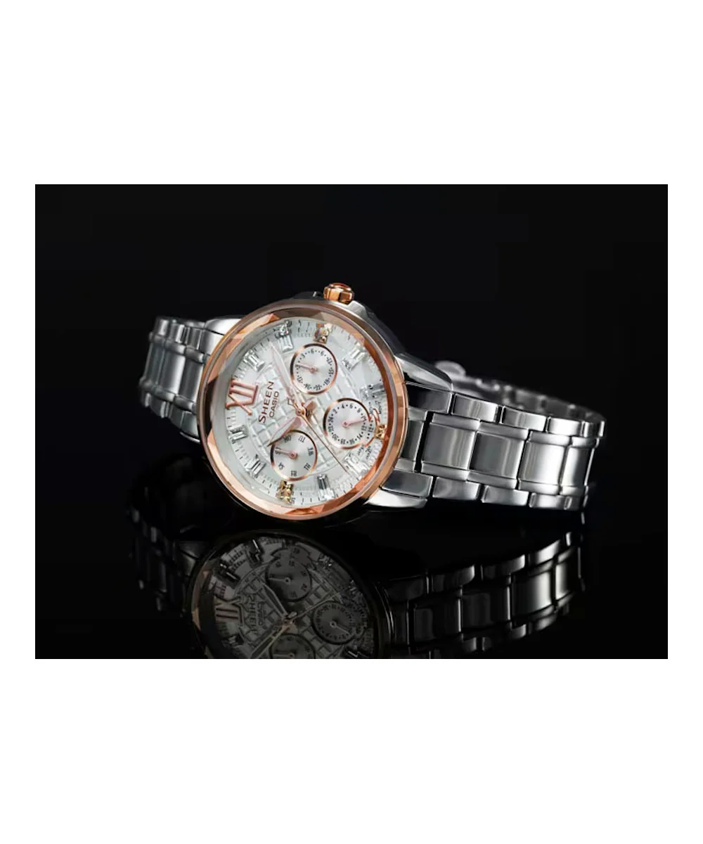RELOJ PARA MUJER CASIO SHEEN SHE-3029SG-7AUDR -BLANCO - Image 4