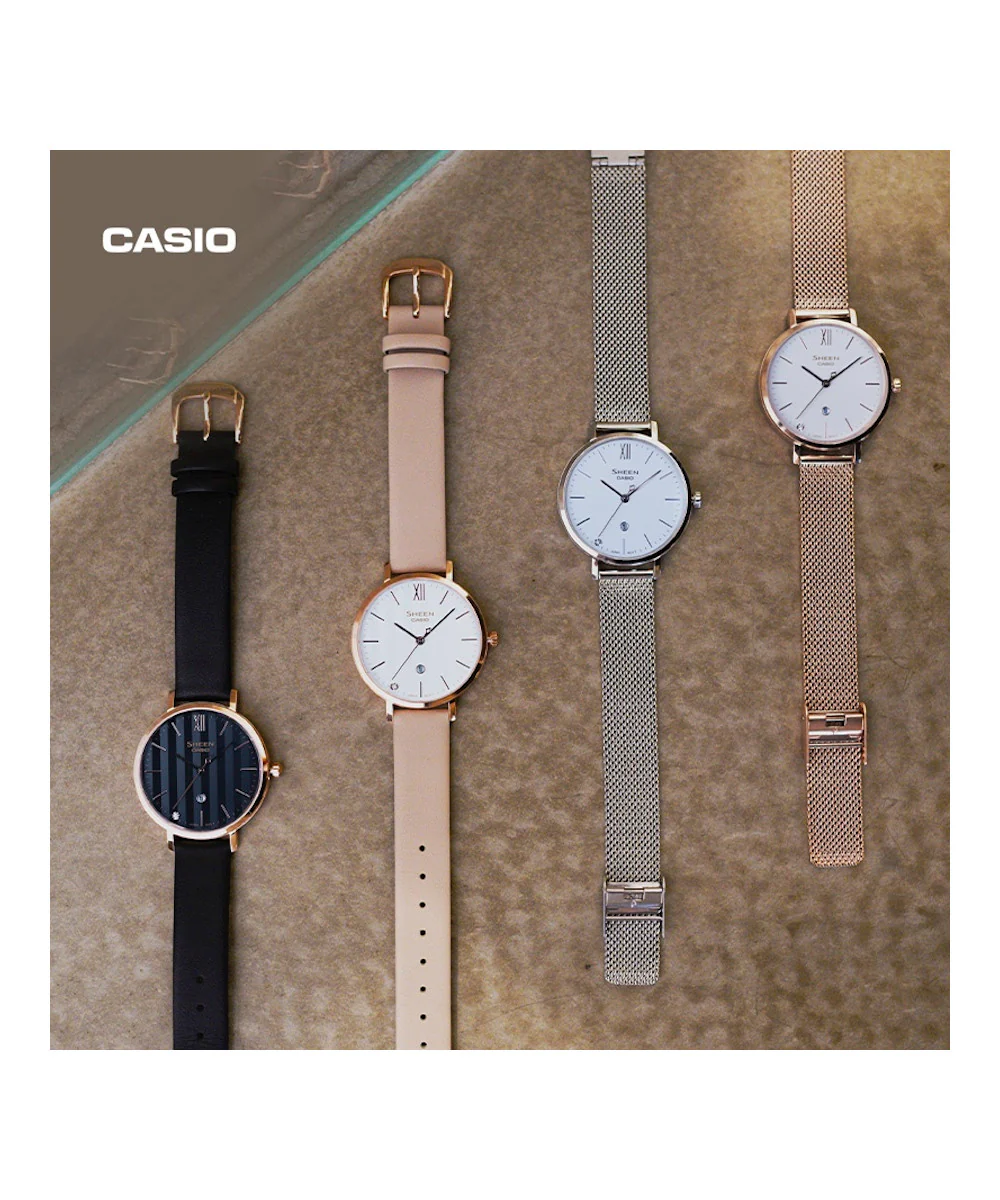 RELOJ PARA MUJER CASIO SHEEN SHE-4539M-7AUDF -BLANCO - Image 3
