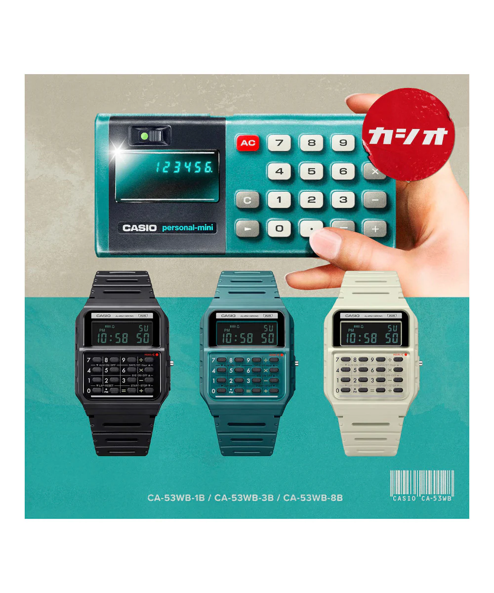 RELOJ CASIO VINTAGE  CA-53WB-3BDF-VERDE - Image 7