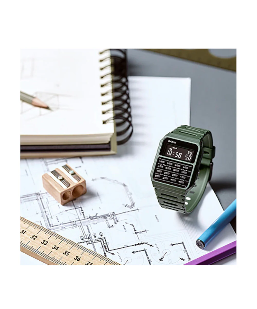 RELOJ CASIO VINTAGE CA-53WF-3BDF -VERDE - Image 3