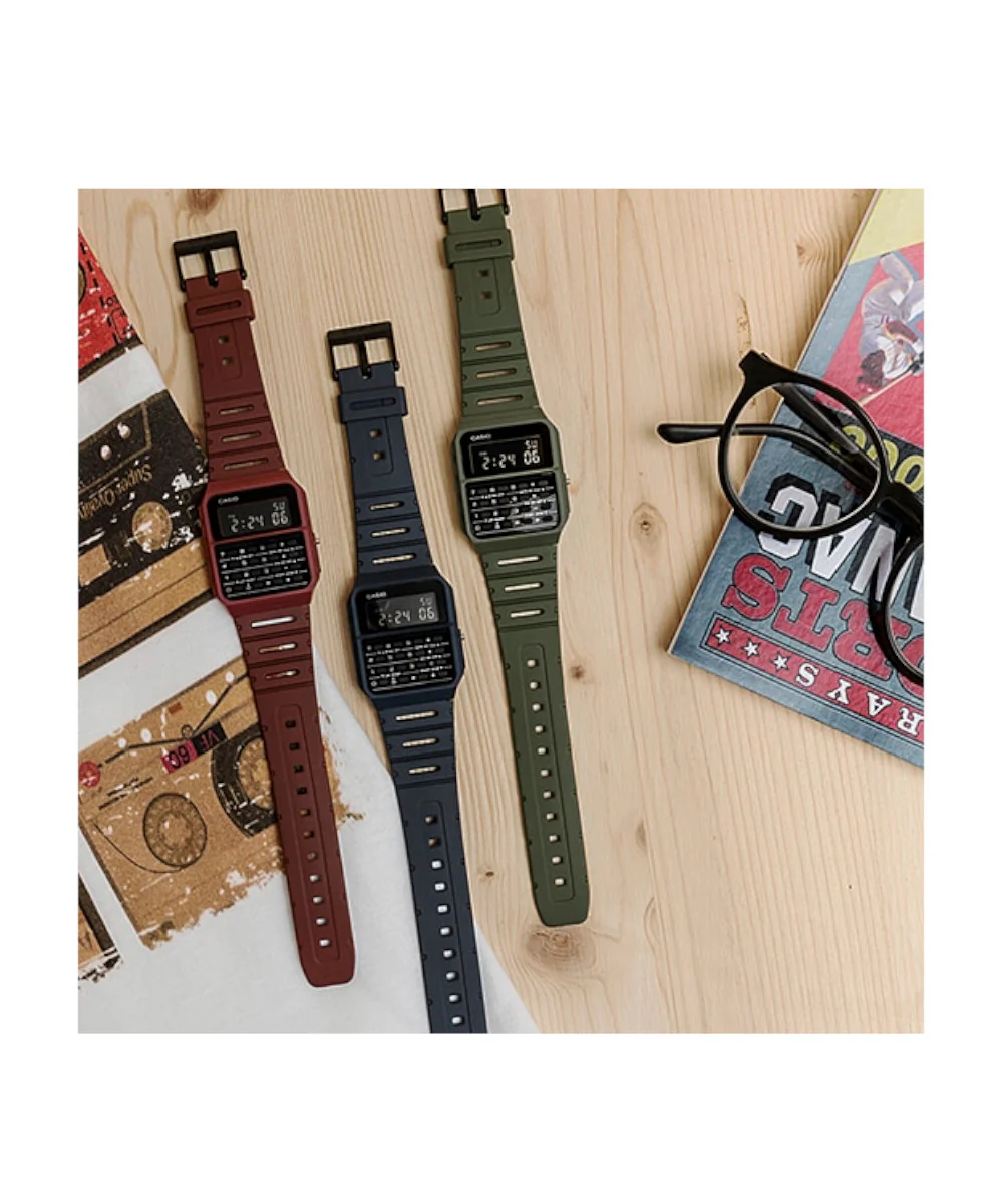 RELOJ CASIO VINTAGE CA-53WF-4BDF-ROJO - Image 5