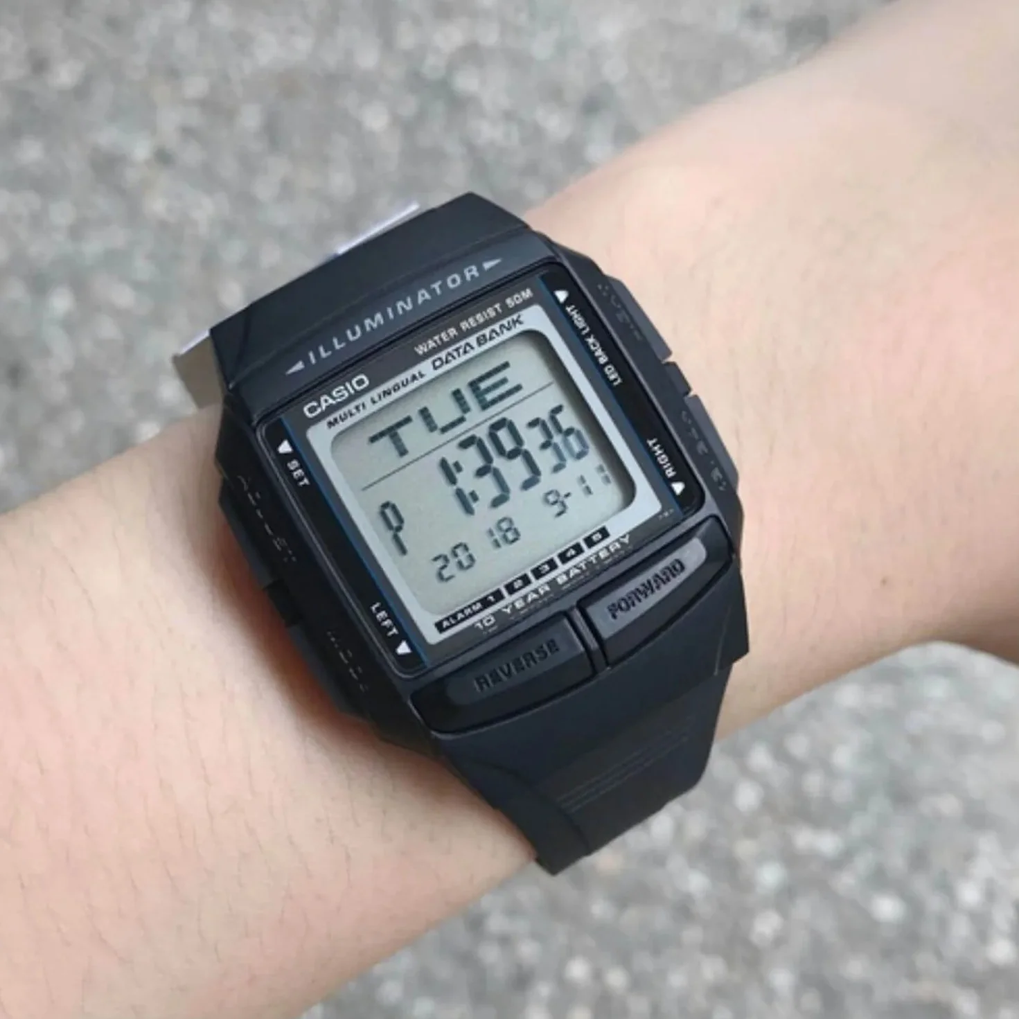 RELOJ CASIO VINTAGE DB-36-1AVDF -NEGRO - Image 3
