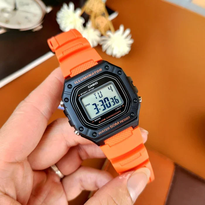 RELOJ CASIO W-218H-4B2VDF -NARANJADO - Image 3