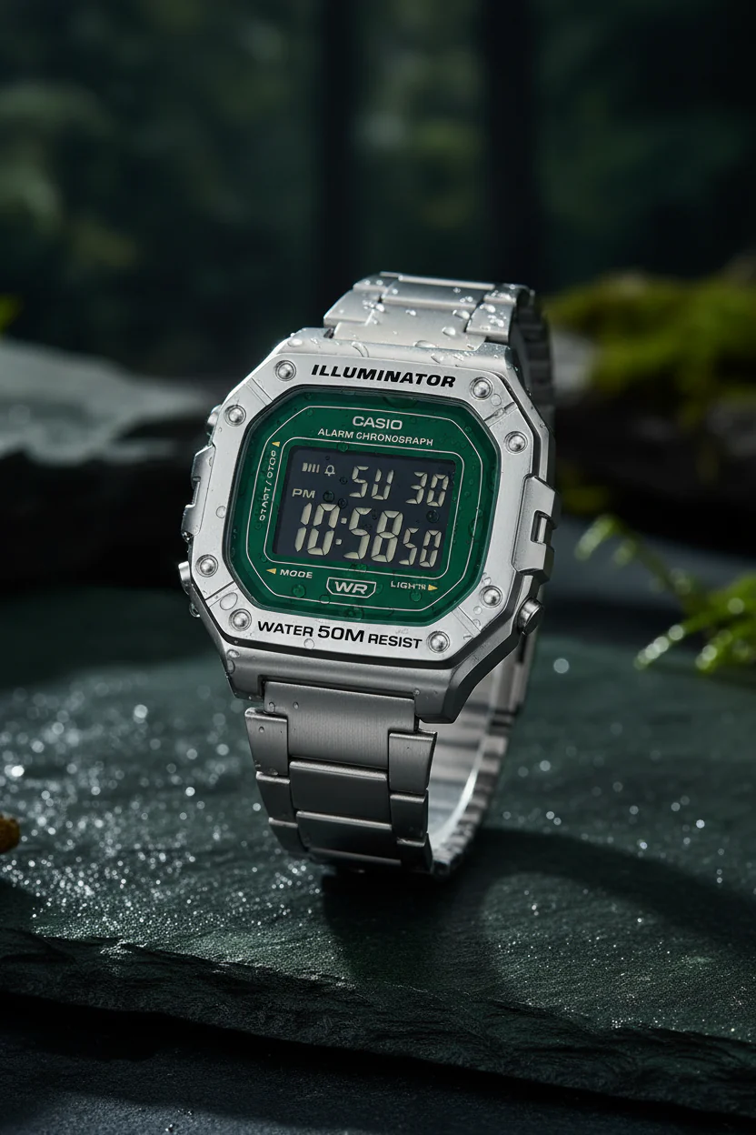 RELOJ CASIO W-218HD-3AVDF - VERDE - Image 2