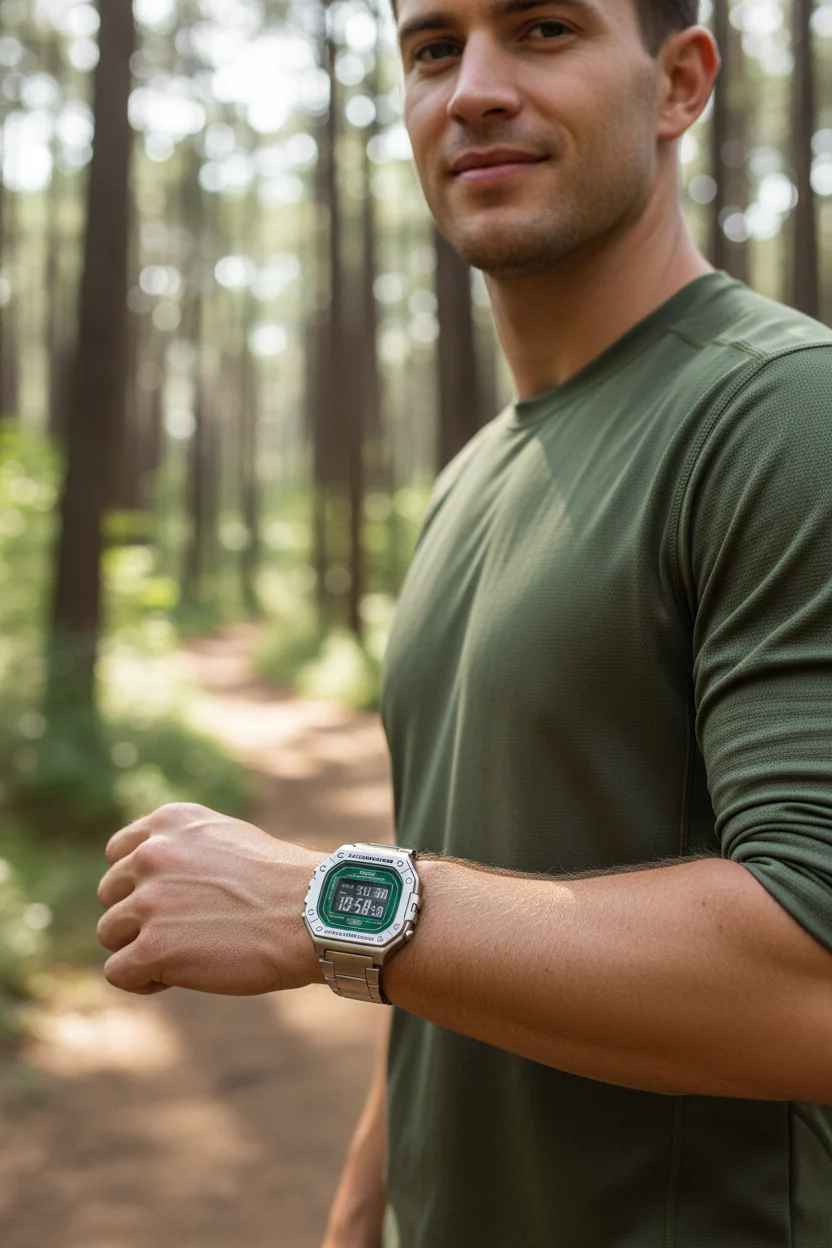 RELOJ CASIO W-218HD-3AVDF - VERDE - Image 5
