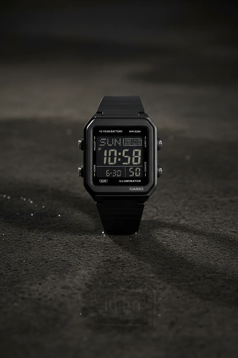 RELOJ CASIO W-221H-1BVDF - NEGRO - Image 3