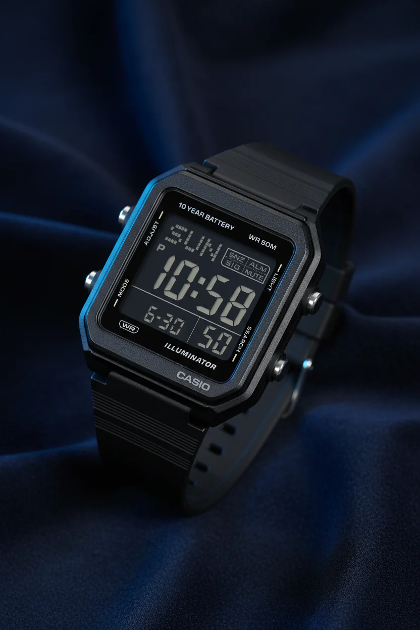 RELOJ CASIO W-221H-1BVDF - NEGRO - Image 4