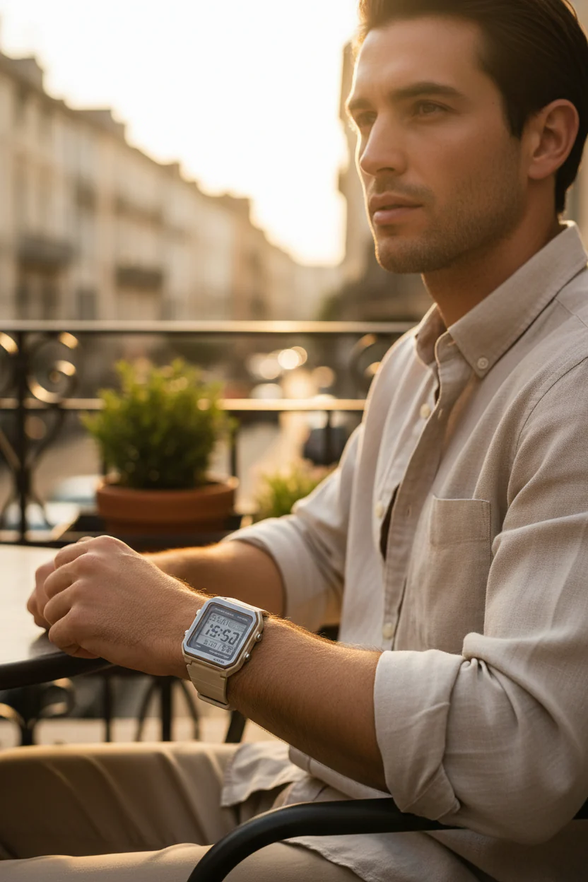 RELOJ CASIO W-221H-8AVDF - GRIS - Image 6