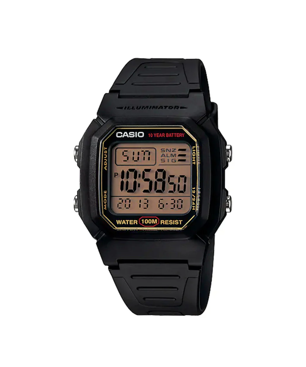 RELOJ CASIO W-800HG-9AVDF -NEGRO