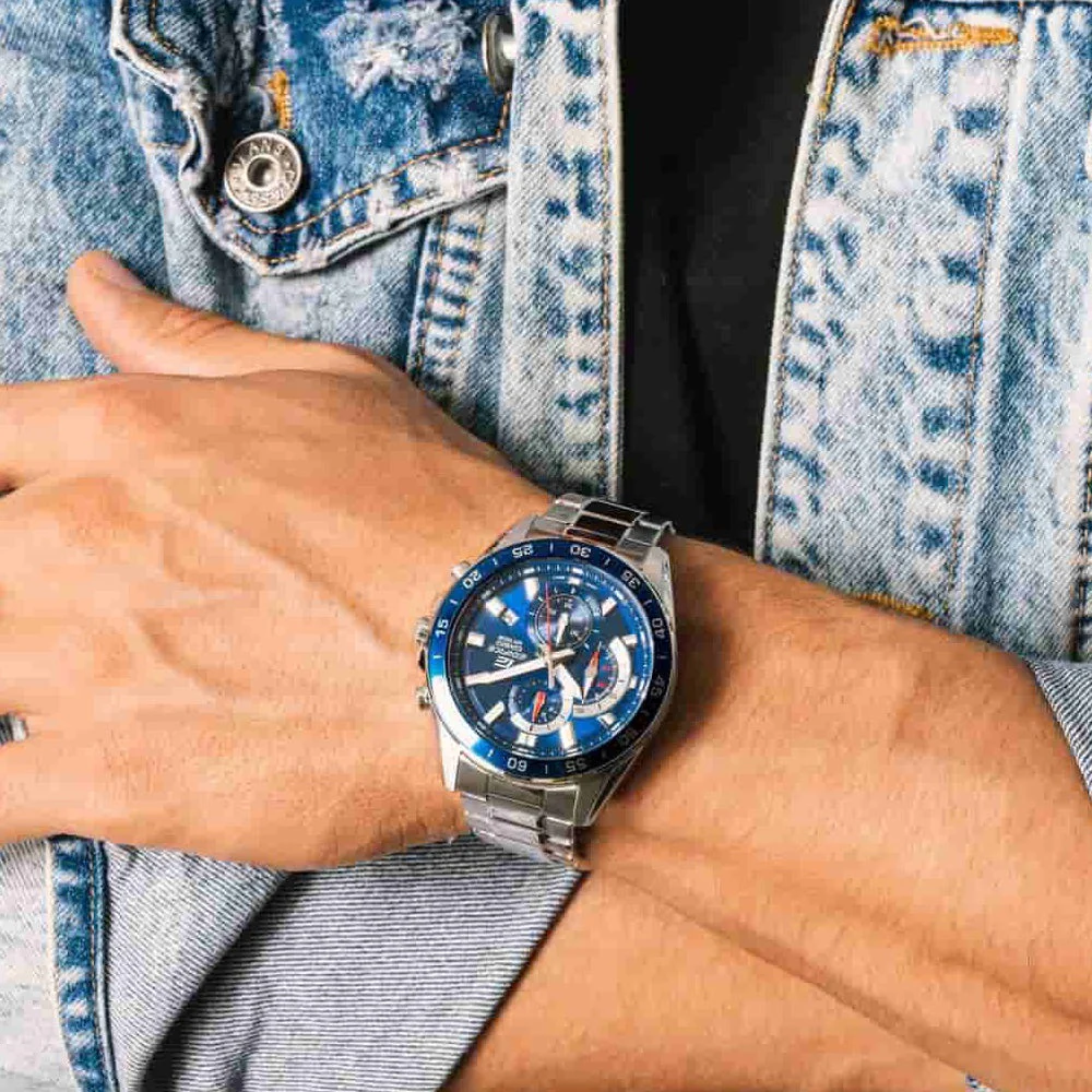 RELOJ PARA HOMBRE CASIO EDIFICE EFV-550D-2AVUDF -AZUL - Image 2