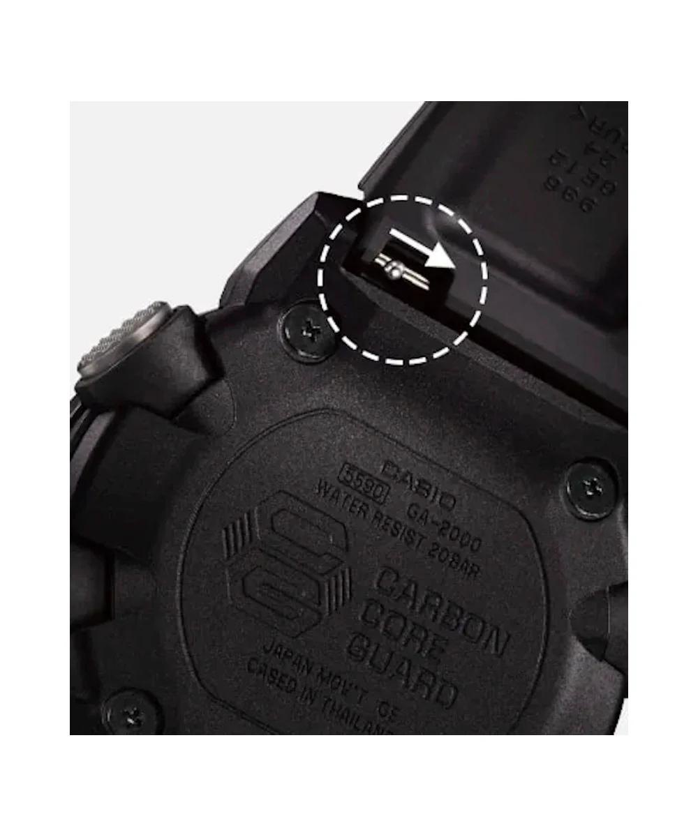 RELOJ CASIO G-SHOCK GA-2000S-1ADR- NEGRO - Image 8