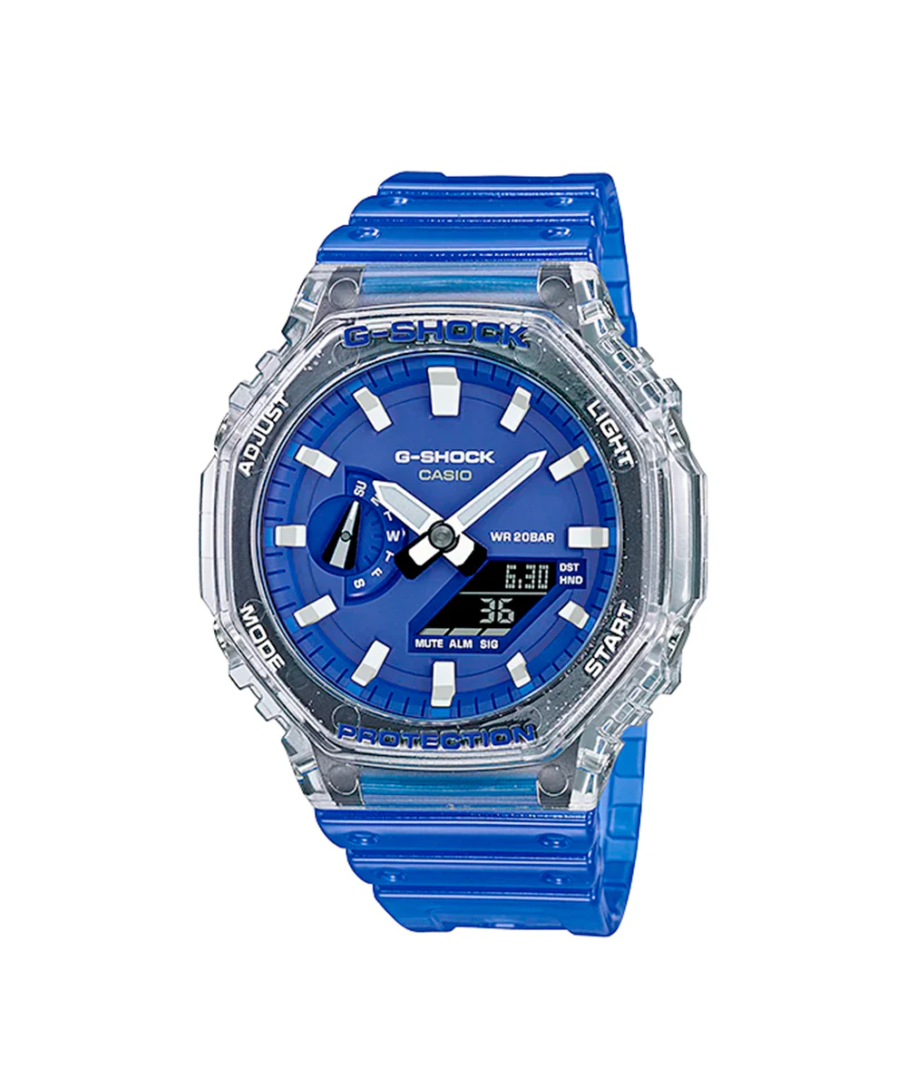 RELOJ CASIO G-SHOCK GA-2100HC-2ADR- AZUL